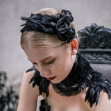 Gothic Style Black Hair Clips