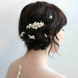 Wedding Style Diamond Hair Clip Combo (5 Pcs)