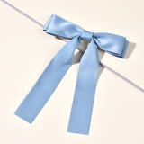 Bowknot-Style Hair Clip with Long Tail