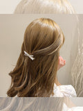 Pearl and Diamond Design Hair Clip