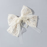 Bowknot-Style Lace Barrette