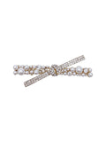 Pearl and Diamond Design Hair Clip