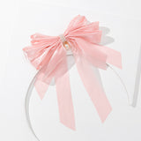 Butterfly-Style Barrette With Long Ribbon